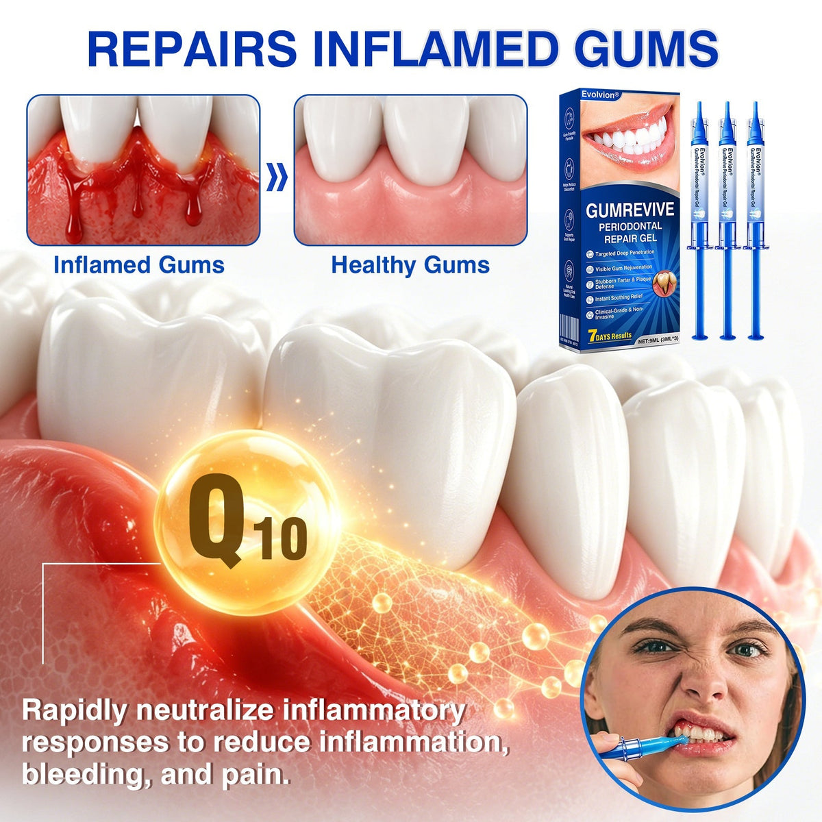 🇺🇸🏆🦷🛡️Evolvion® GumRevive Periodontal Repair Gel💫💫💫💫💫💫