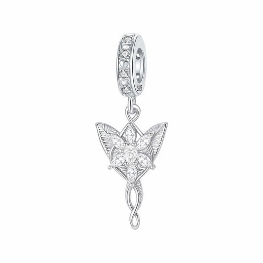 Star Crystal  charms s925 sterling silver charm fit original bracelet Diy female jewelry