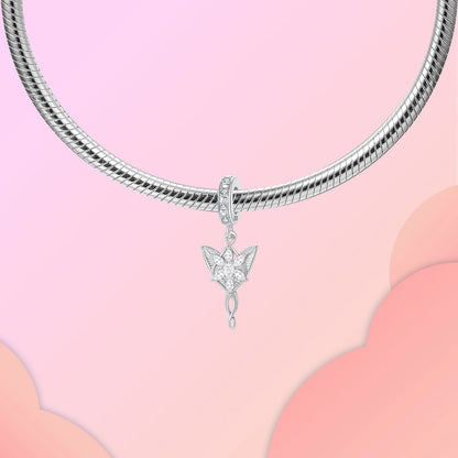 Star Crystal  charms s925 sterling silver charm fit original bracelet Diy female jewelry